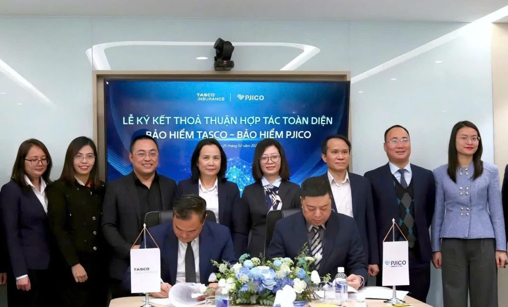 Lễ ký kết hợp tác giữa PJICO và Bảo hiểm TASCO, ngày 25/02/2025