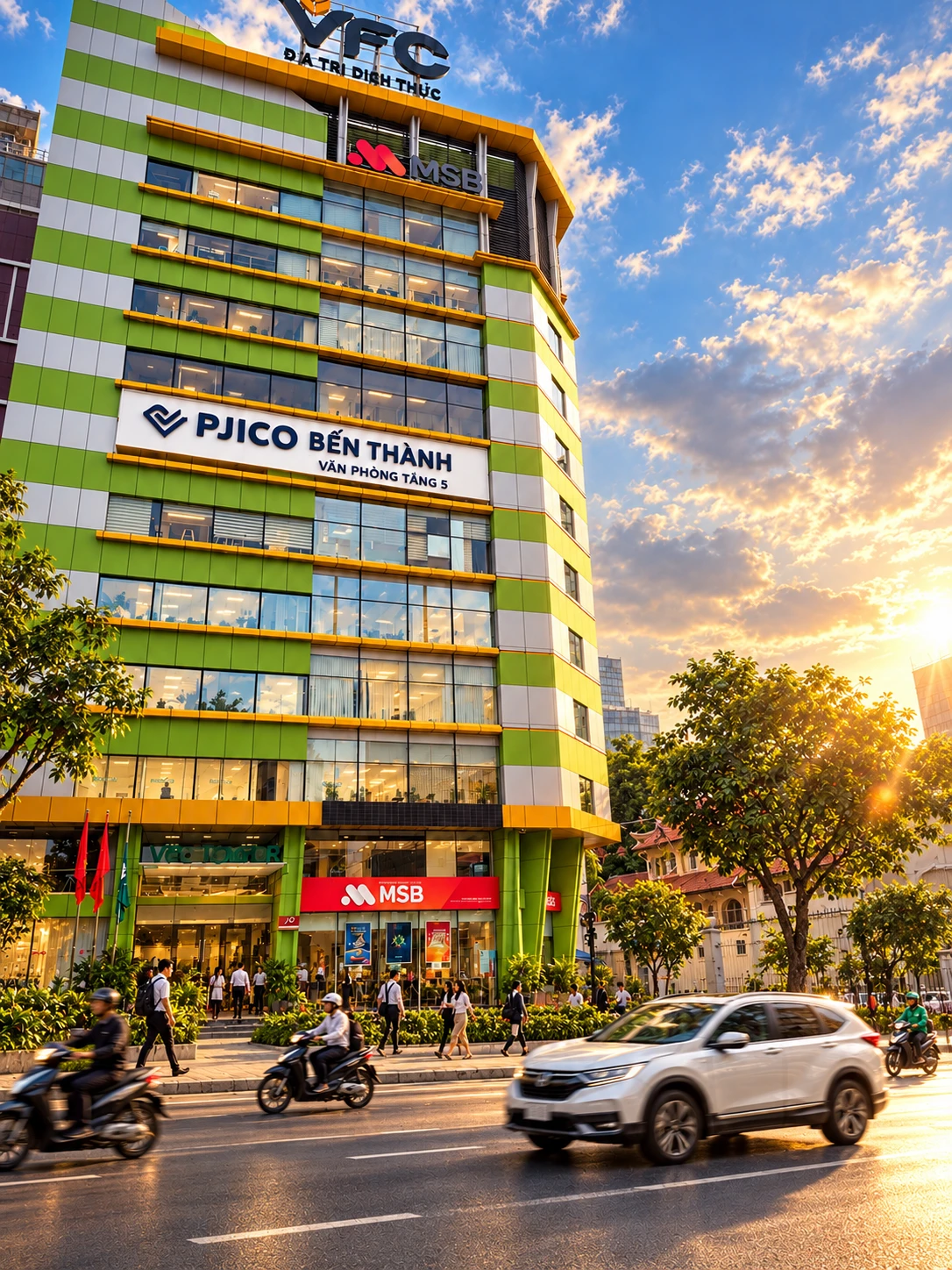 Tòa VFC Tower, 29 Tôn Đức Thắng, nơi đặt văn phòng PJICO Bến Thành tại tầng 5